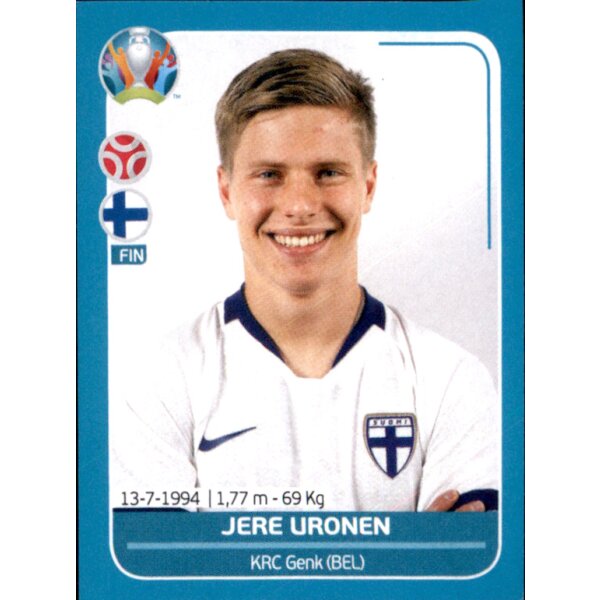 EM 2020 Preview - Sticker FIN12 - Jere Uronen - Finnland