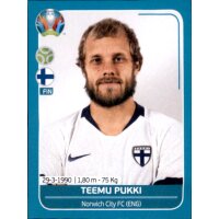 EM 2020 Preview - Sticker FIN24 - Teemu Pukki - Finnland