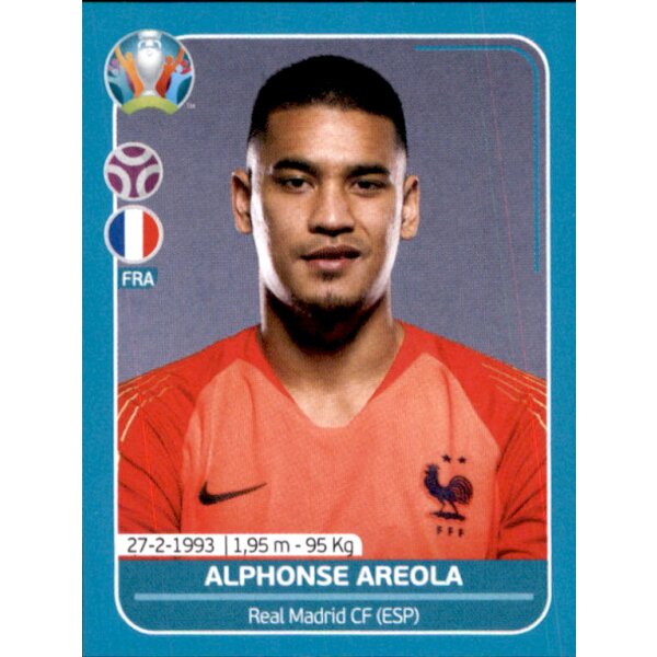 EM 2020 Preview - Sticker FRA8 - Alphonse Areola - Frankreich