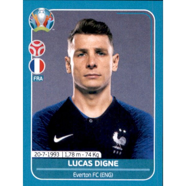 EM 2020 Preview - Sticker FRA13 - Lucas Digne - Frankreich