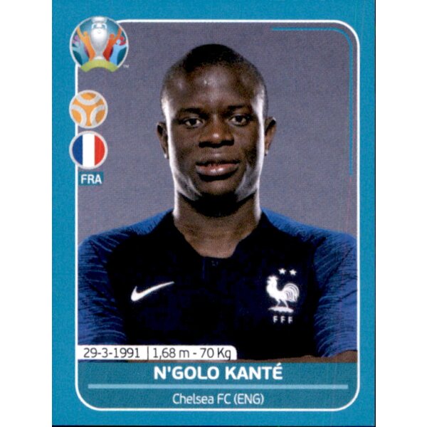 EM 2020 Preview - Sticker FRA18 - N Golo Kante - Frankreich