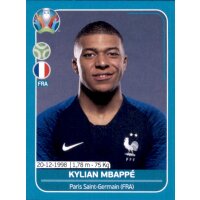 EM 2020 Preview - Sticker FRA25 - Kylian Mbappe - Frankreich