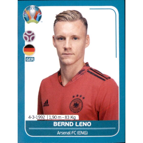 EM 2020 Preview - Sticker GER8 - Bernd Leno - Deutschland