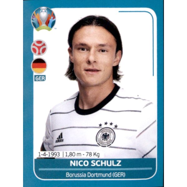 EM 2020 Preview - Sticker GER16 - Nico Schulz - Deutschland