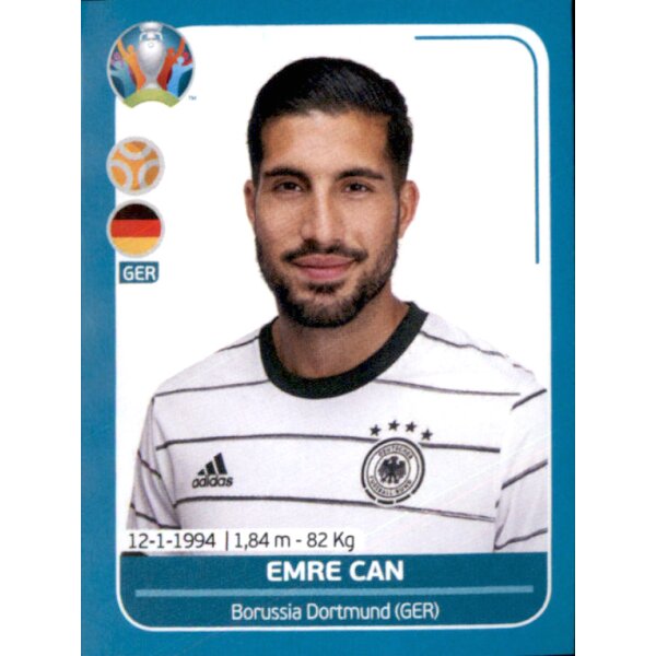 EM 2020 Preview - Sticker GER18 - Emre Can - Deutschland