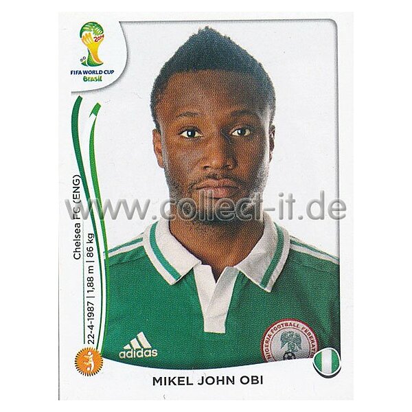 WM 2014 - Sticker 479 - Mikel John Obi