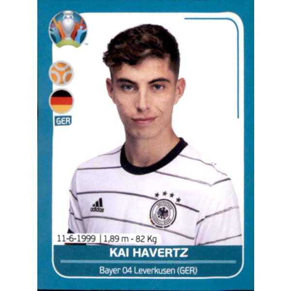 EM 2020 Preview - Sticker GER22 - Kai Havertz - Deutschland