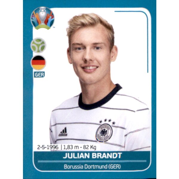 EM 2020 Preview - Sticker GER23 - Julian Brandt - Deutschland