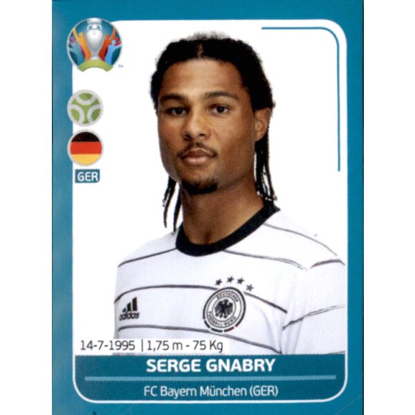 EM 2020 Preview - Sticker GER27 - Serge Gnabry - Deutschland