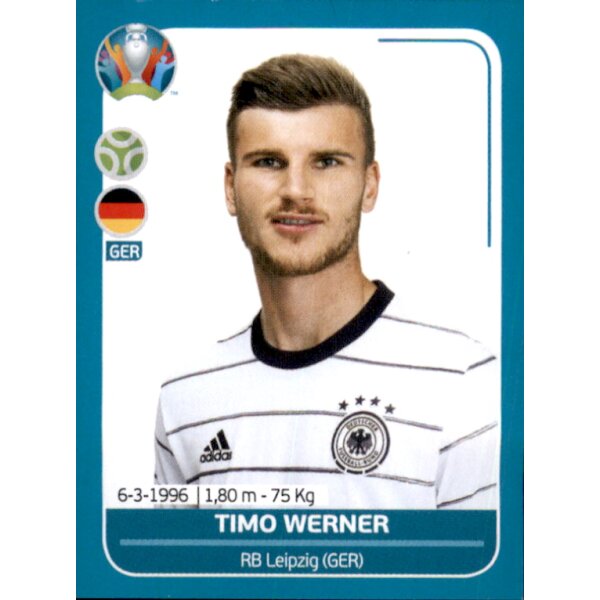 EM 2020 Preview - Sticker GER28 - Timo Werner - Deutschland