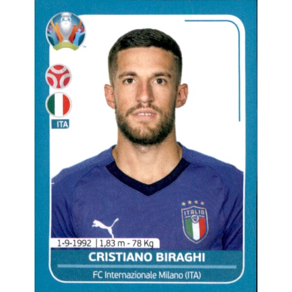 EM 2020 Preview - Sticker ITA13 - Cristiano Biraghi - Italien