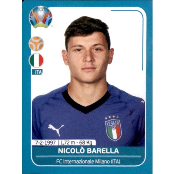 EM 2020 Preview - Sticker ITA20 - Nicolo Barella - Italien