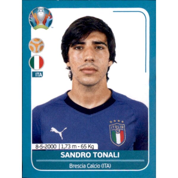 EM 2020 Preview - Sticker ITA21 - Sandro Tonali - Italien