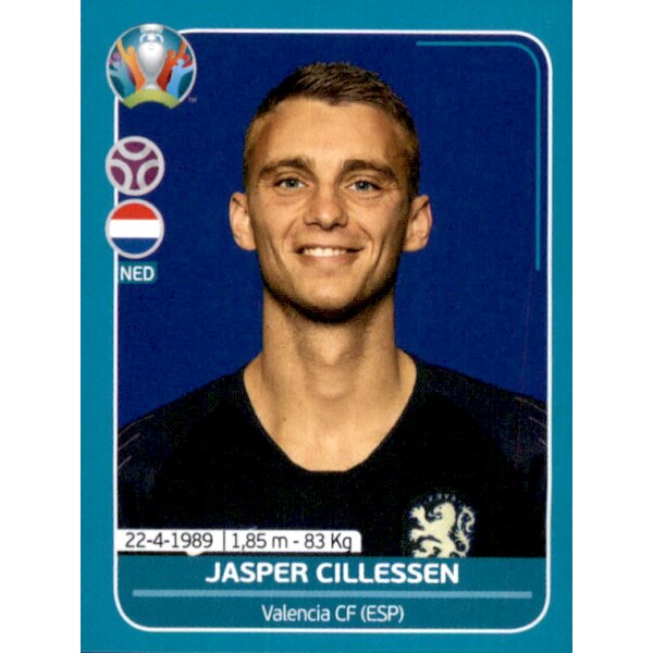 EM 2020 Preview - Sticker NED7 - Jasper Cillessen - Niederlande