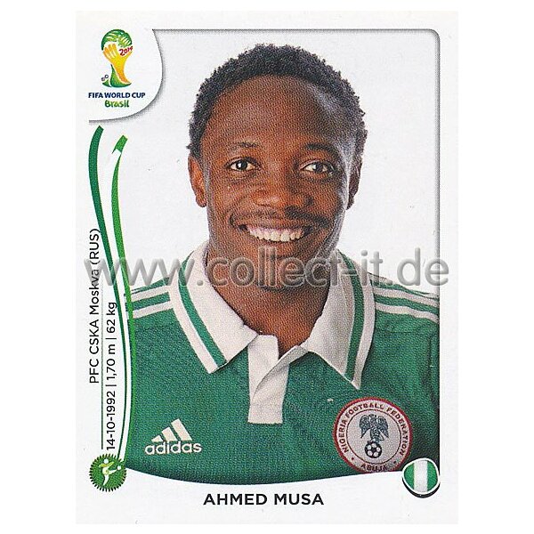 WM 2014 - Sticker 484 - Ahmed Musa