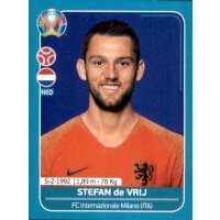 EM 2020 Preview - Sticker NED13 - Stefan de Vrij -...