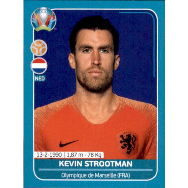 EM 2020 Preview - Sticker NED18 - Kevin Strootman - Niederlande