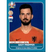 EM 2020 Preview - Sticker NED21 - Davy Pröpper -...