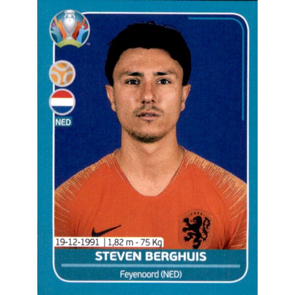 EM 2020 Preview - Sticker NED22 - Steven Berghuis - Niederlande