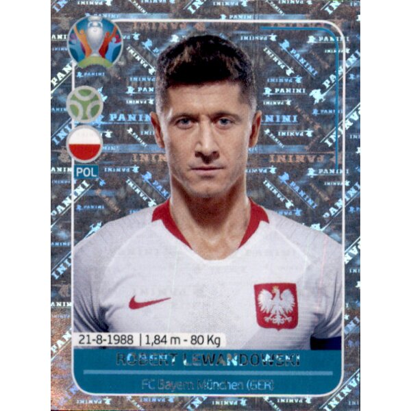 EM 2020 Preview - Sticker POL6 - Robert Lewandowski - Polen