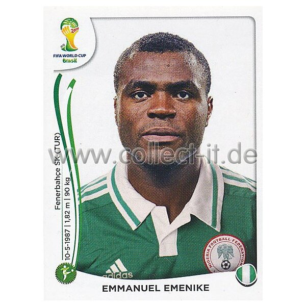 WM 2014 - Sticker 487 - Emmanuel Emenike