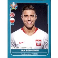 EM 2020 Preview - Sticker POL13 - Jan Bednarek - Polen