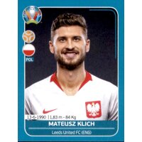 EM 2020 Preview - Sticker POL20 - Mateusz Klich - Polen