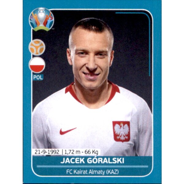 EM 2020 Preview - Sticker POL21 - Jacek Goralski - Polen