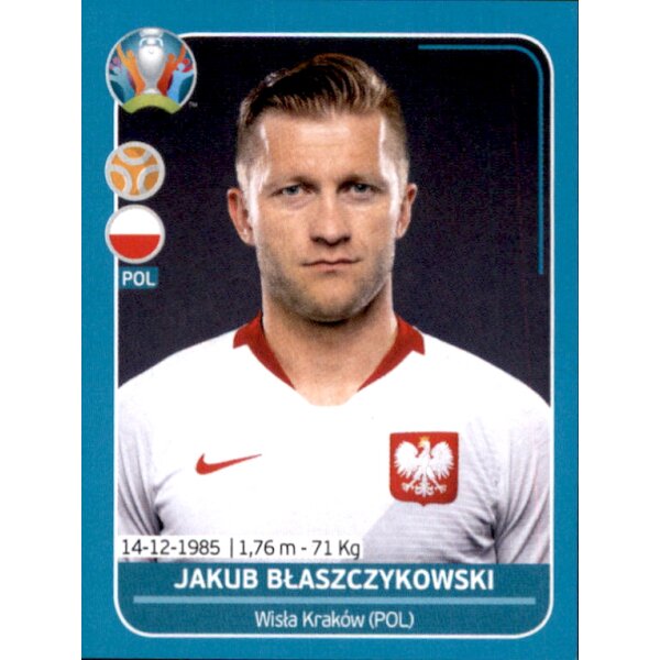 EM 2020 Preview - Sticker POL26 - Jakub Blaszczykowski - Polen