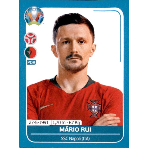 EM 2020 Preview - Sticker POR11 - Mario Rui - Portugal