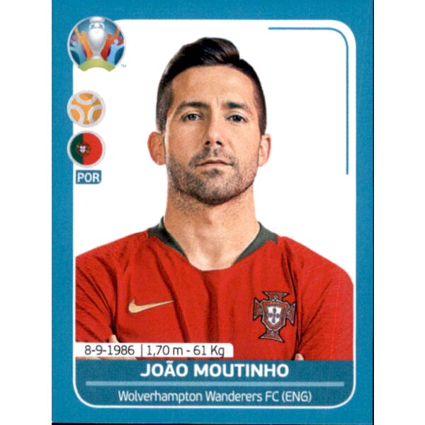 EM 2020 Preview - Sticker POR17 - Joao Moutinho - Portugal