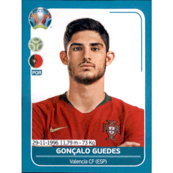 EM 2020 Preview - Sticker POR28 - Goncalo Guedes - Portugal