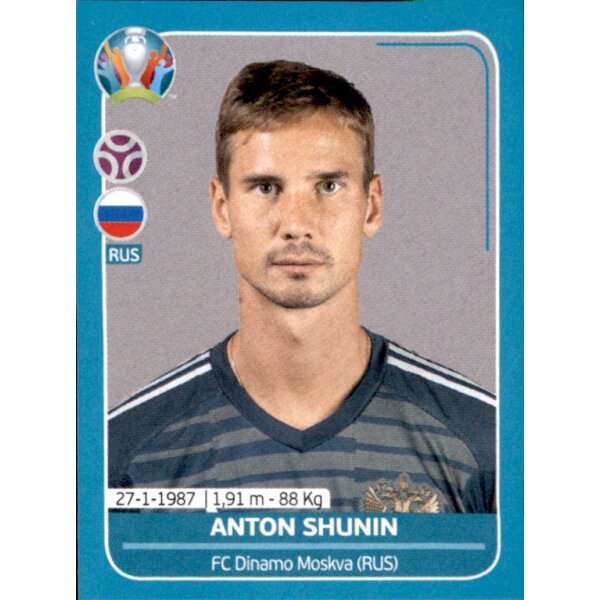 EM 2020 Preview - Sticker RUS9 - Anton Shunin - Russland