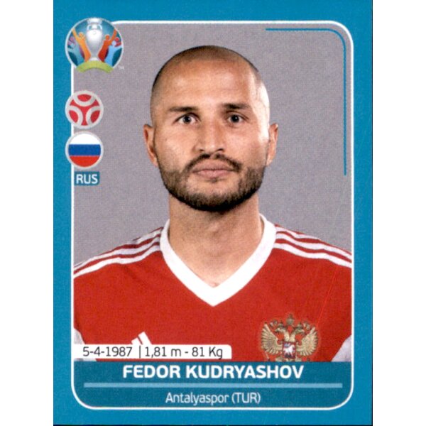 EM 2020 Preview - Sticker RUS10 - Fedor Kudryashov - Russland