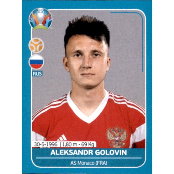 EM 2020 Preview - Sticker RUS17 - Aleksandr Golovin - Russland