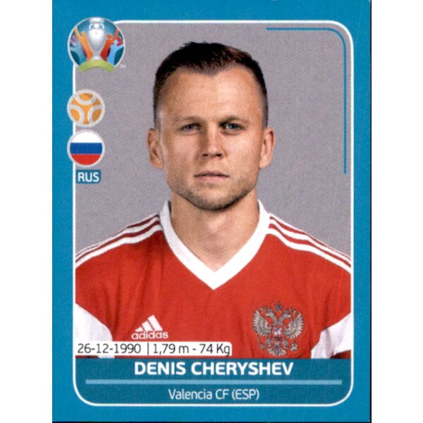 EM 2020 Preview - Sticker RUS18 - Denis Cheryshev - Russland