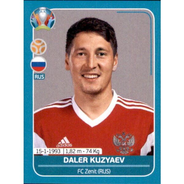 EM 2020 Preview - Sticker RUS20 - Daler Kuzyaev - Russland