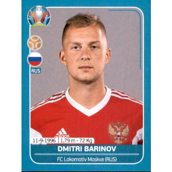 EM 2020 Preview - Sticker RUS23 - Dmitri Barinov - Russland