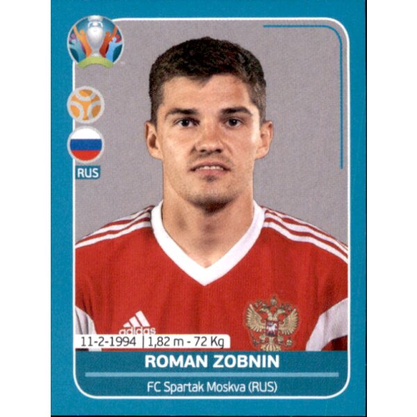 EM 2020 Preview - Sticker RUS24 - Roman Zobnin - Russland