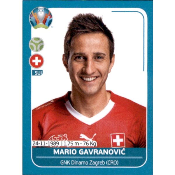 EM 2020 Preview - Sticker SUI26 - Mario Gavranovic - Schweiz