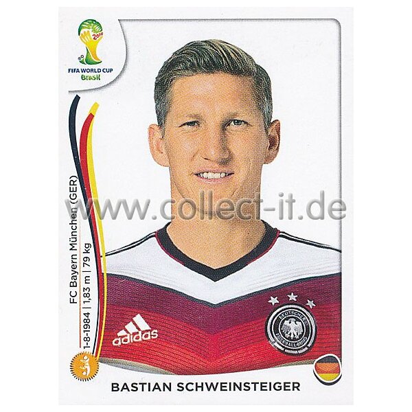 WM 2014 - Sticker 497 - Bastian Schweinsteiger