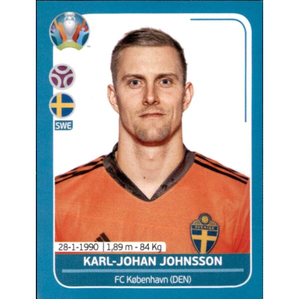 EM 2020 Preview - Sticker SWE8 - Karl-Johan Johnsson - Schweden