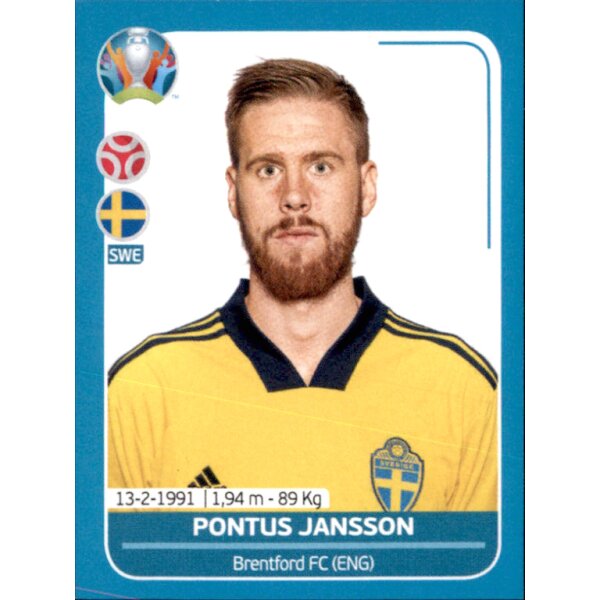 EM 2020 Preview - Sticker SWE12 - Pontus Jansson - Schweden