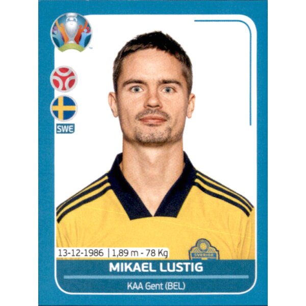 EM 2020 Preview - Sticker SWE14 - Mikael Lustig - Schweden