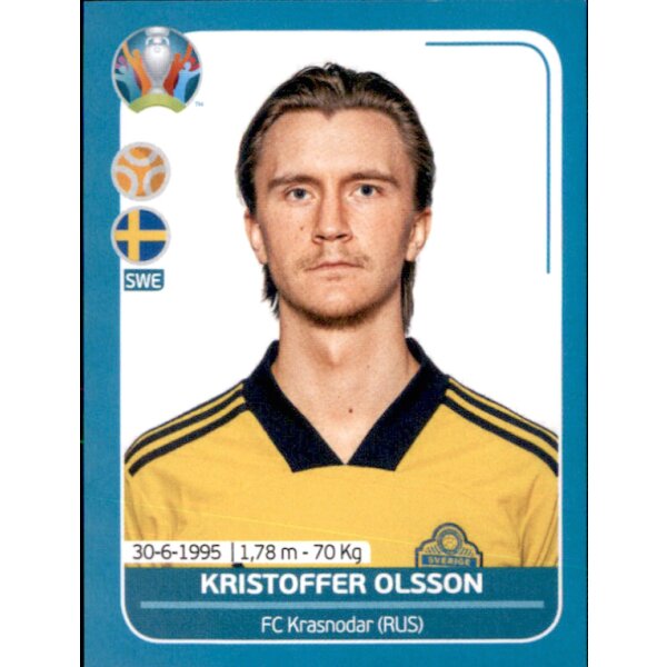 EM 2020 Preview - Sticker SWE22 - Kristoffer Olsson - Schweden