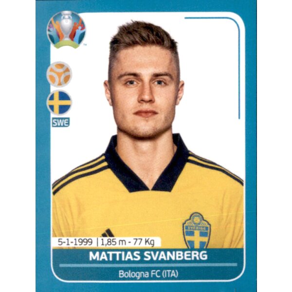 EM 2020 Preview - Sticker SWE23 - Mattias Svenberg - Schweden