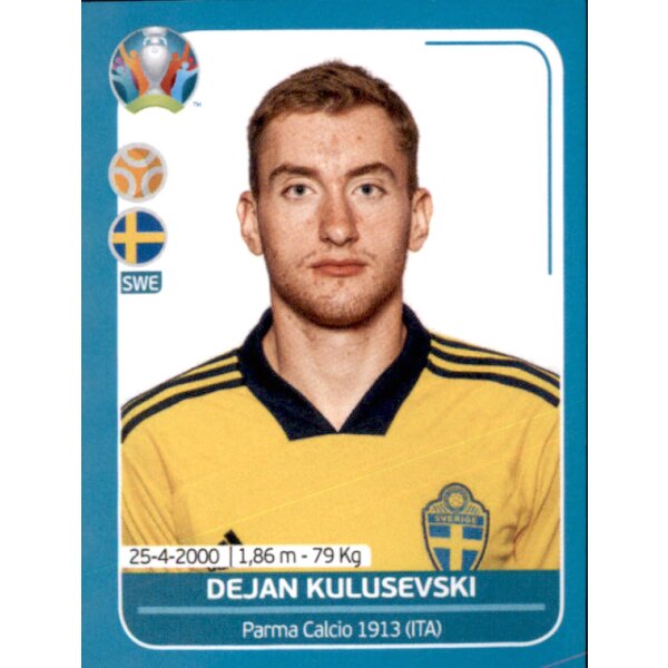 EM 2020 Preview - Sticker SWE24 - Dejan Kutusevski - Schweden