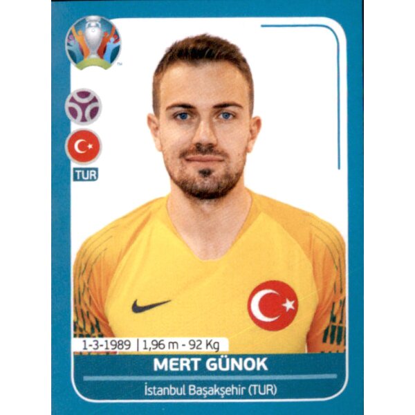 EM 2020 Preview - Sticker TUR7 - Mert Günok - Türkei