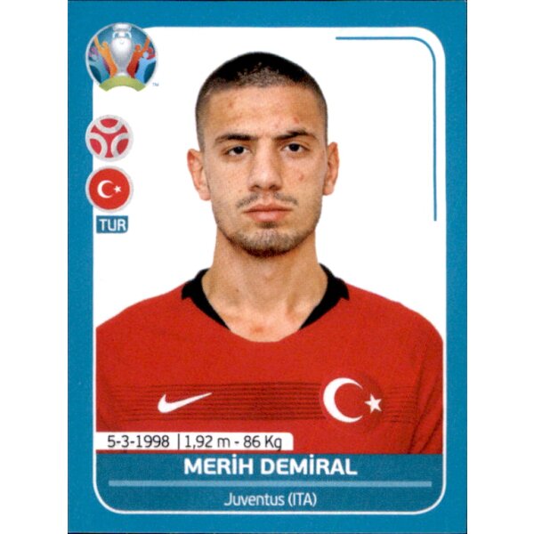 EM 2020 Preview - Sticker TUR13 - Merih Demiral - Türkei