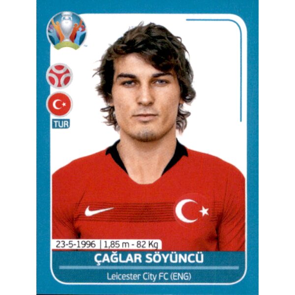 EM 2020 Preview - Sticker TUR15 - Caglar Söyüncü - Türkei